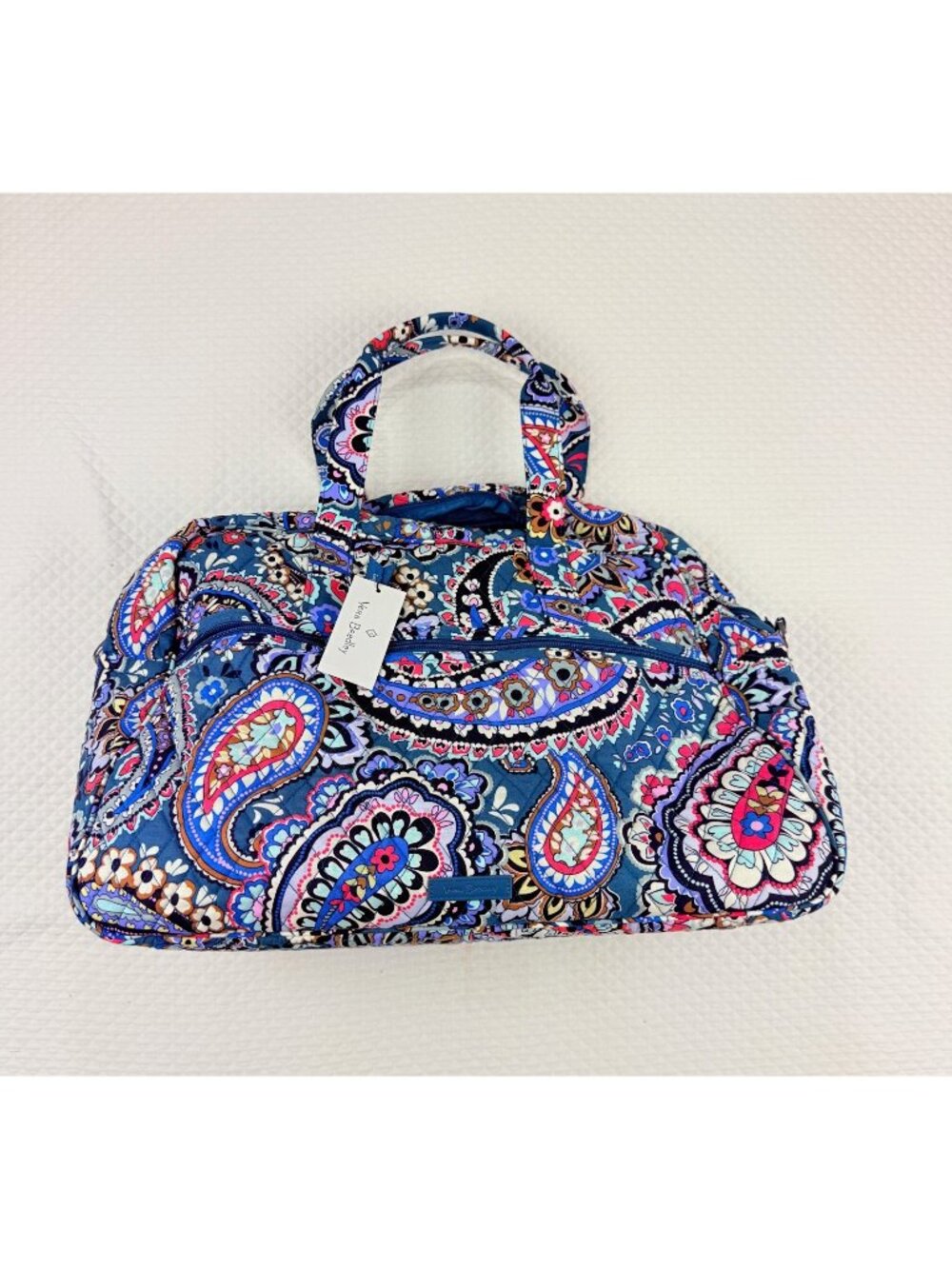 Vera Bradley Medium Traveler Bag Haymarket Paisley Jewel Multi NWT